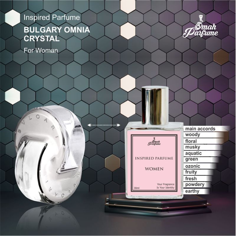 Parfum 'Bulgary Omnia Crystal' Inspired Farfum, parfume Wanita