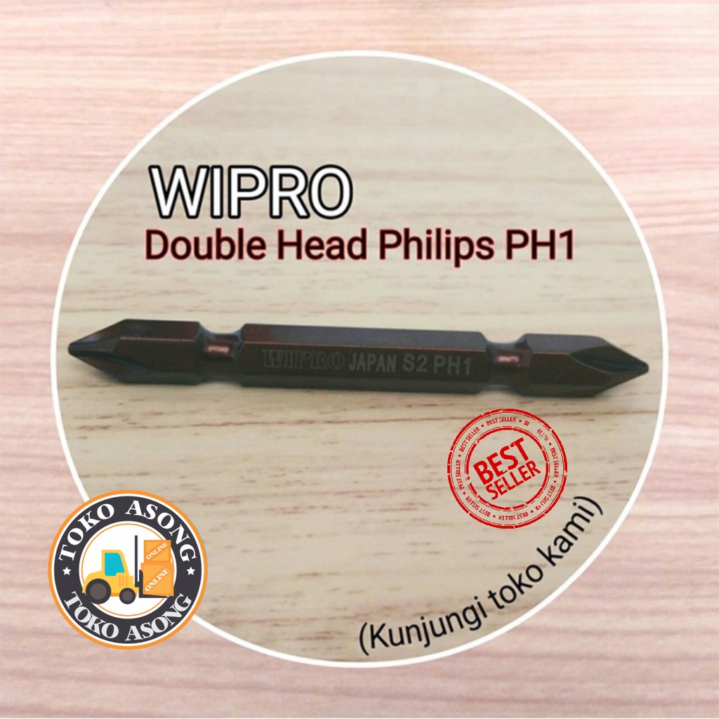 mata obeng plus PH1 wipro ph 1 double head philips screw