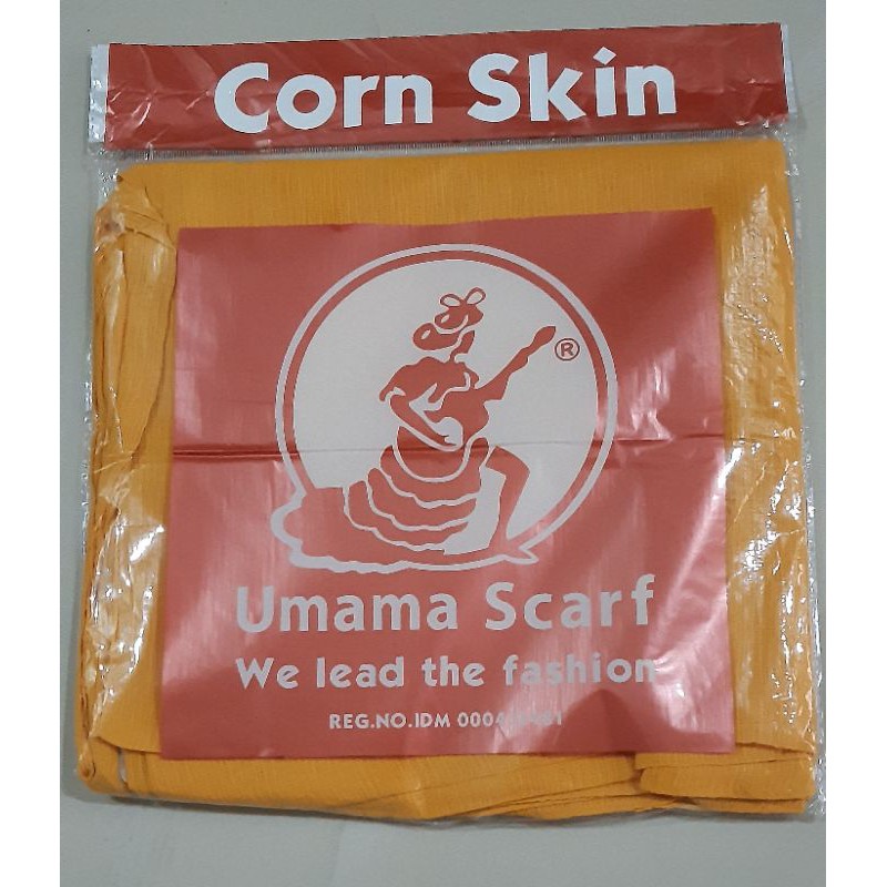 Jilbab Umama cornskin warna mustard