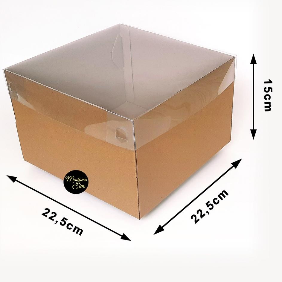 

Murah Surprise BOX MIKA - DUS KUE - KOTAK - KARDUS 22 x 22 x 15 CM (ISI : 10 PCS)