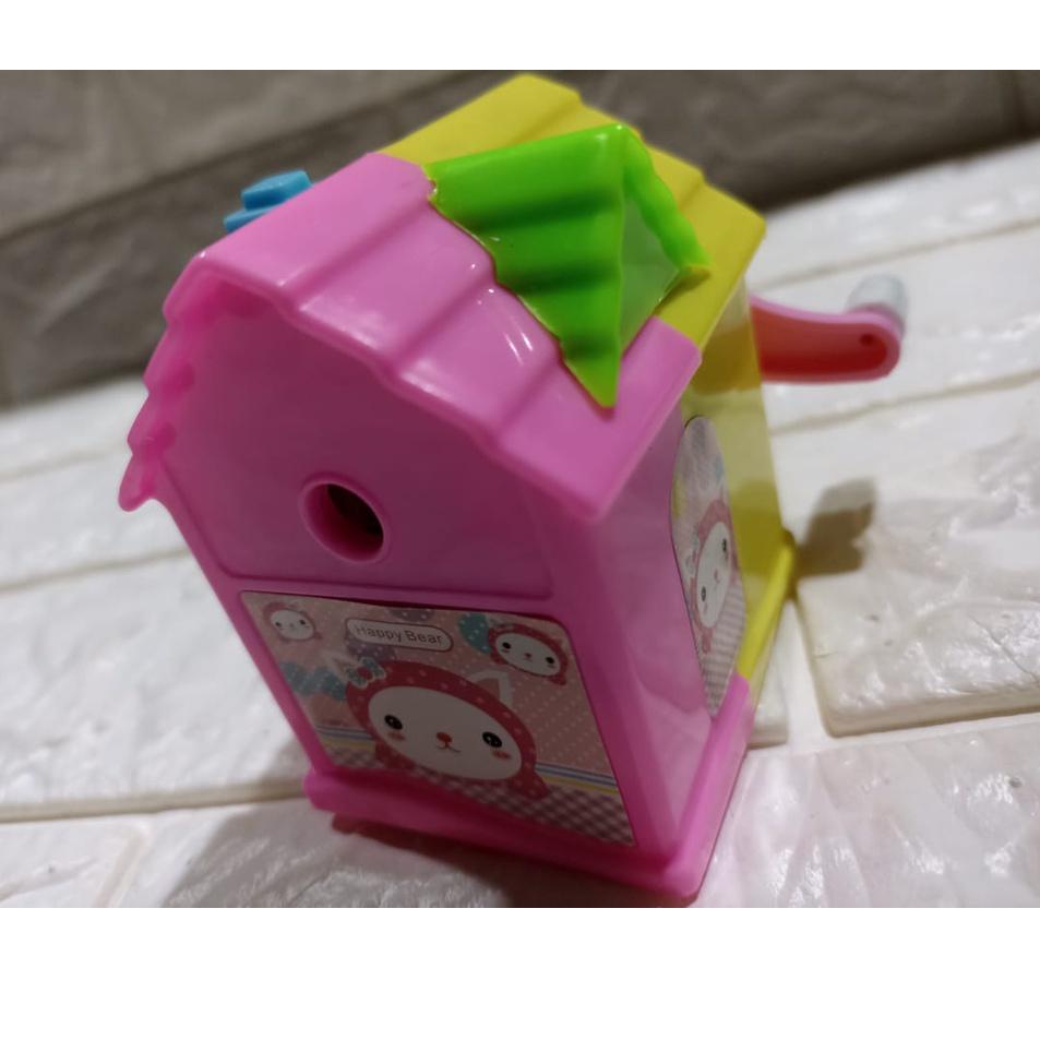 

(M-APU} (♫} ROYALE STATIONARY - SERUTAN PENSIL MEJA 2 WARNA BENTUK RUMAH MOTIF KARTUN RAUTAN PENSIL MEJA. MURAH (trending}
