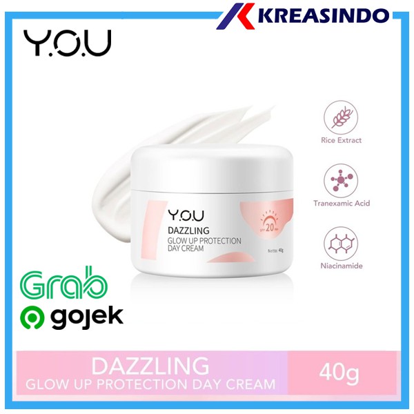 YOU Dazzling Glow up Protection Day Cream 20 Gr / 40 Gr Original