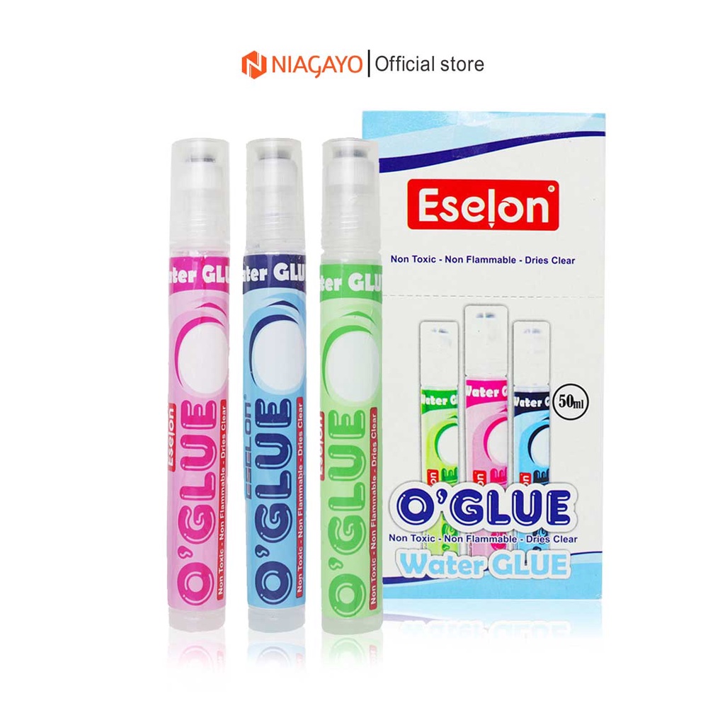 

Lem Kertas Eselon Water Glue Stick 50 Ml Lem Cair Non Toxic Jual Satuan
