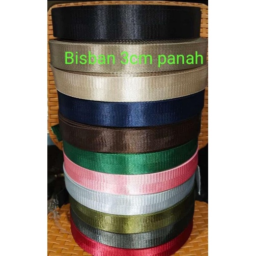 Webbing satin 3 cm(1roll)