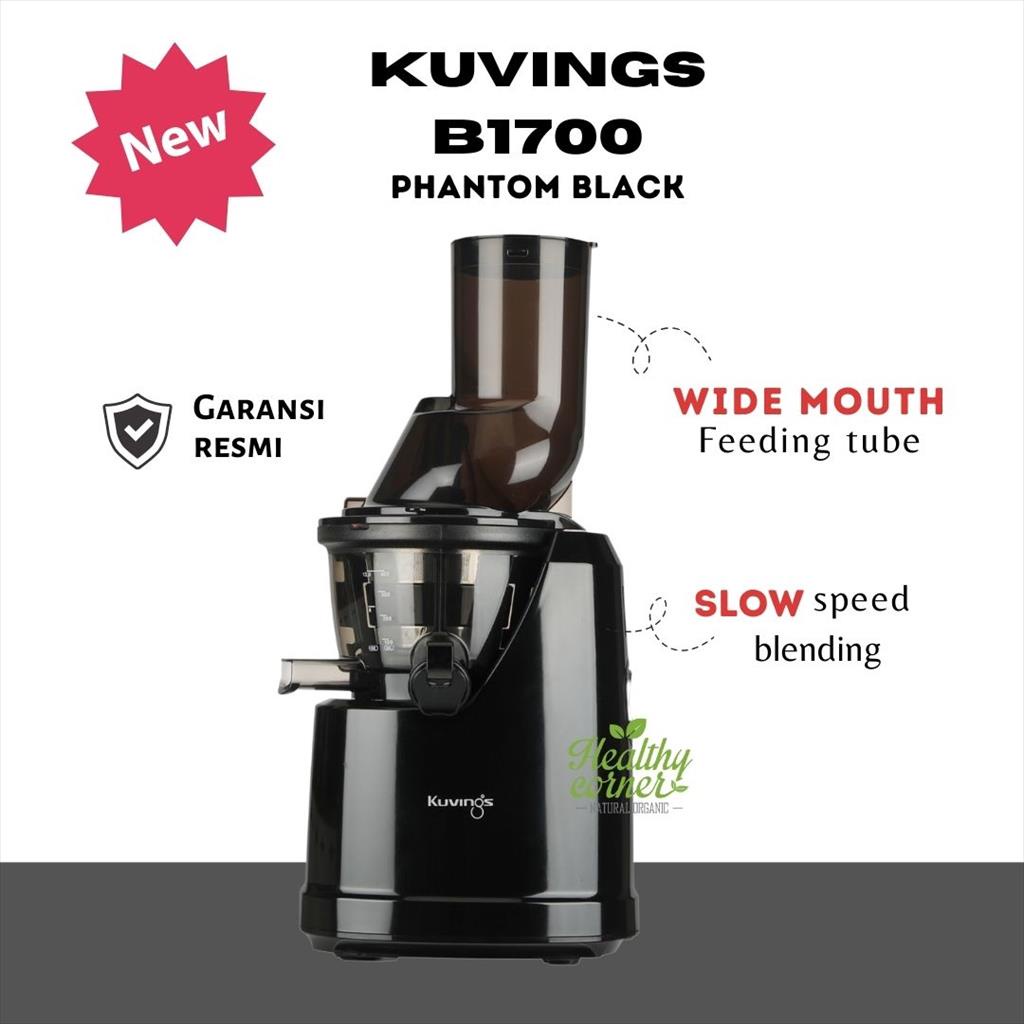 Jual Kuvings Cold Press Whole Slow Juicer B1700 Phantom Black Garansi