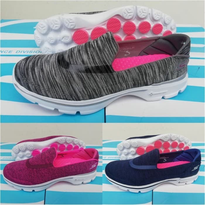 Skechers GoWalk 3 Knit Sepatu Wanita Original