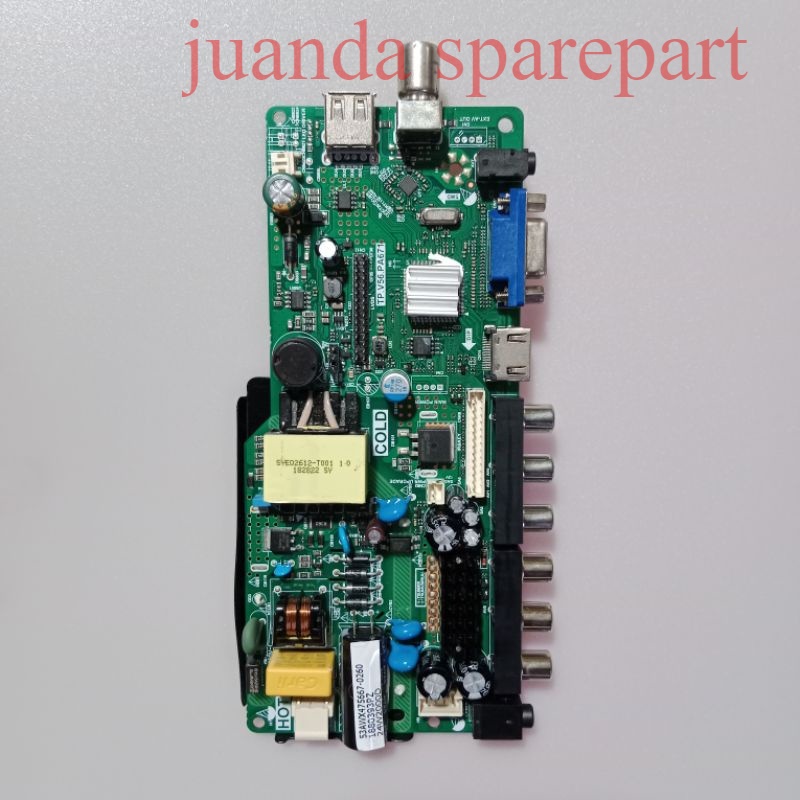 mainboard mb AKARI 24P89 motherboard modul mobo mesin tv led AKARI 24P89 lulus test