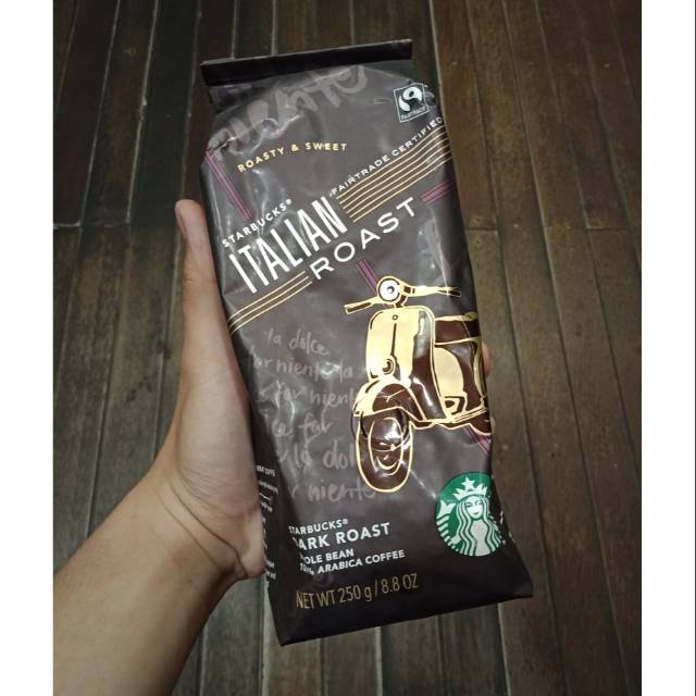 

STARBUCKS WHOLE BEANS ITALIAN ROAST 250gr
