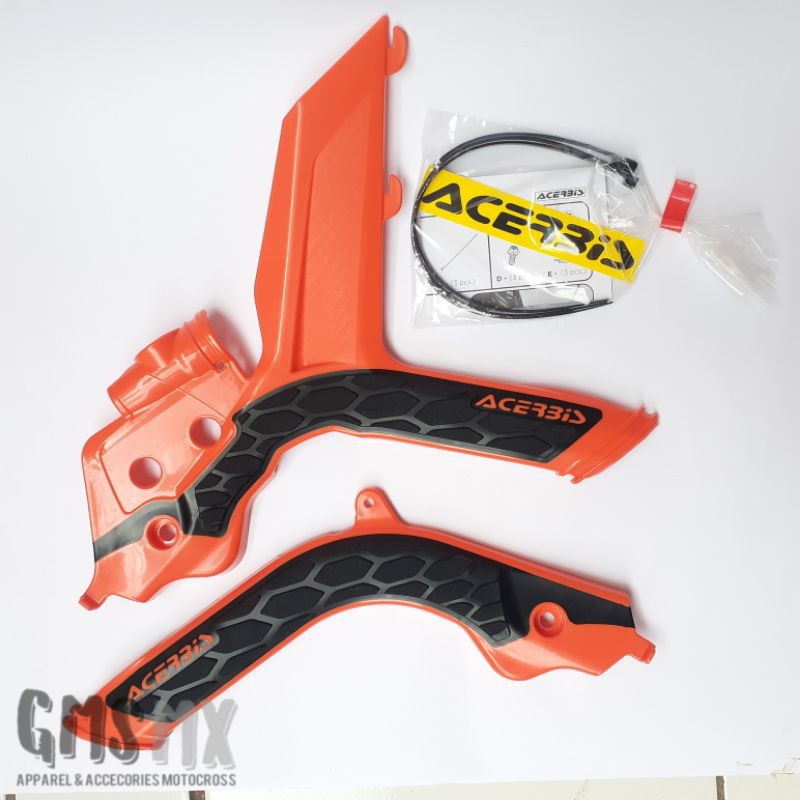 X-GRIP FRAME PROTECTION ACERBIS KTM, FRAME GUARD ACERBIS, PELINDUNG RANGKA ACERBIS KTM