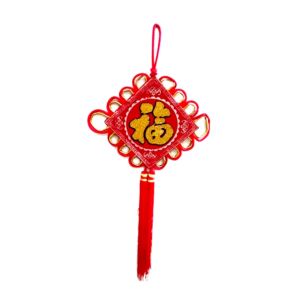 

Imlek - Tassel Keberuntungan Gold Red 45 cm