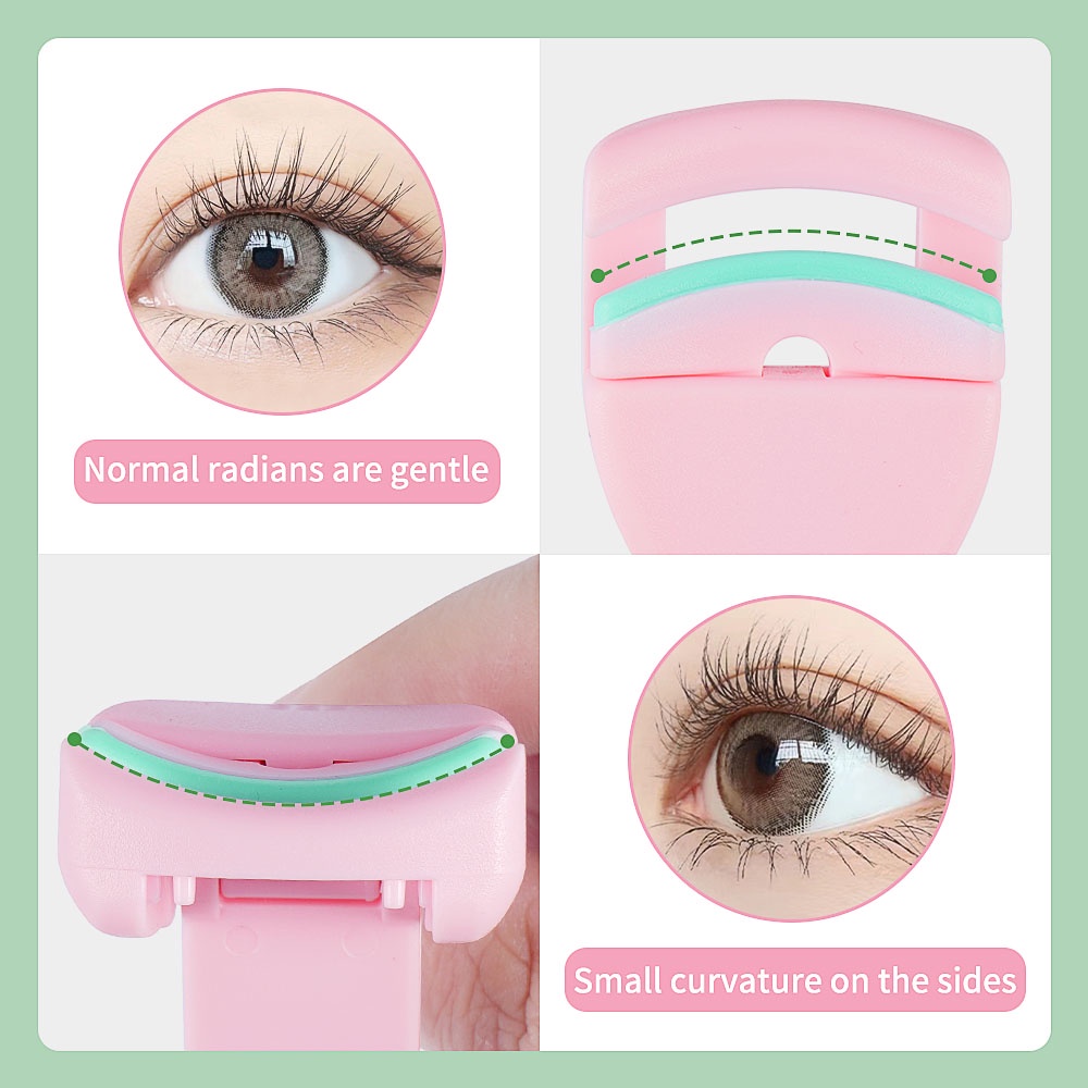 MAANGE Bulu Mata Pelentik Bulu Mata Jepitan Bulu Mata Tahan Lama Portable Eyelash Curler 4071