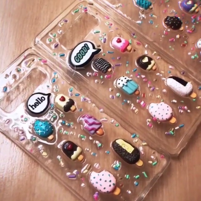 Ice Cream 3D Case Oppo Reno 7 4G 5G 6 5 4 3 2 2f 5f A95 A53 A33 A9 A5 2020 A71 A83