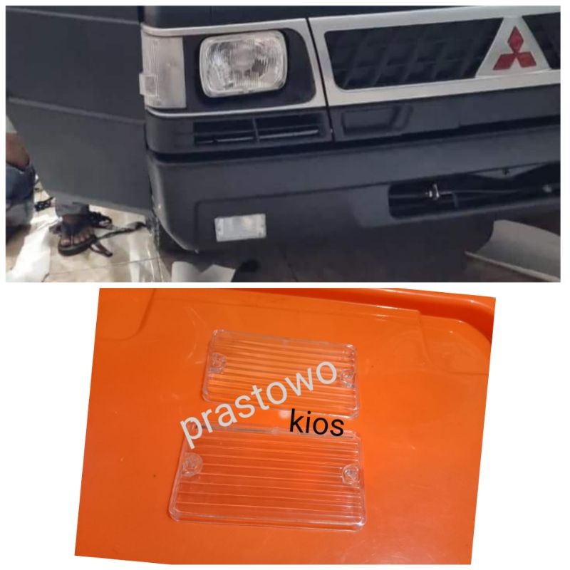 Mika lampu sen riting bemper L300 bening kristal clear