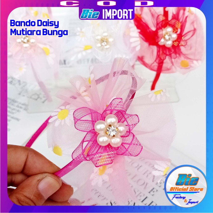 Bando Anak Bunga Daisy Mutiara Impor Best Seller