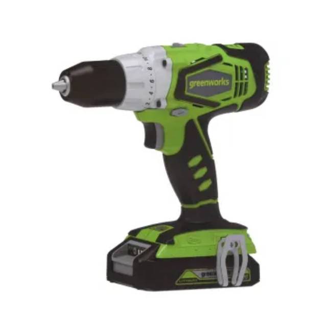 Bor Cordless 13mm 24v greenworks / bor cordless 13mm greenworks