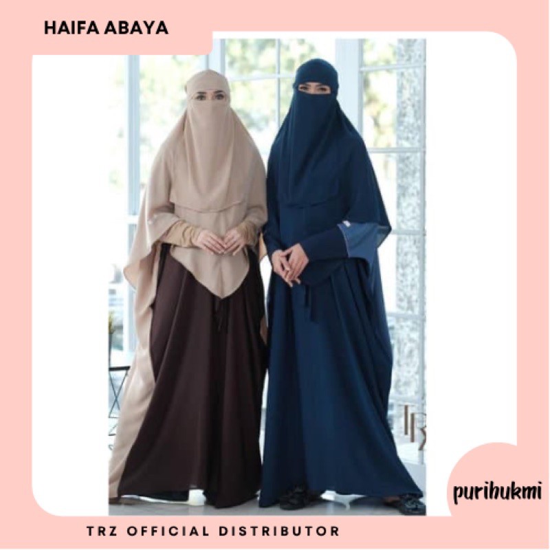 HAIFA ABAYA TRZ (TWO TONE)