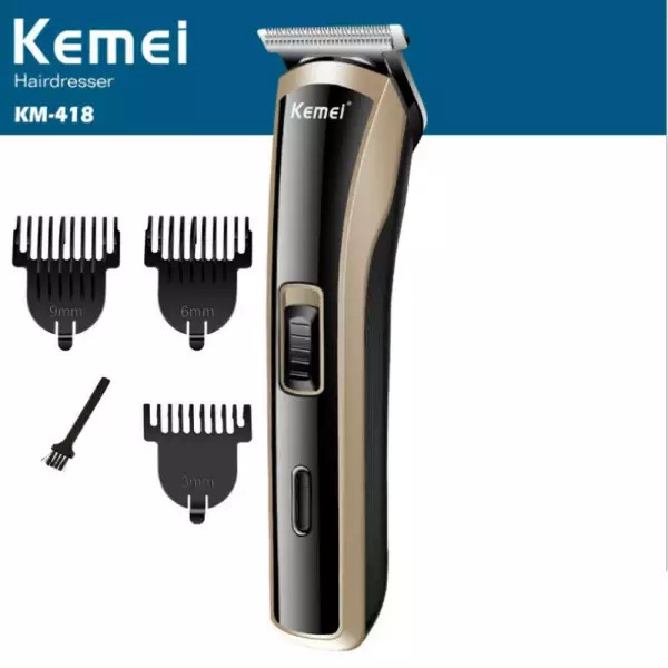 Kemei Professional Trimmer KM-418 Mesin Cukur Kumis Jenggot Cas