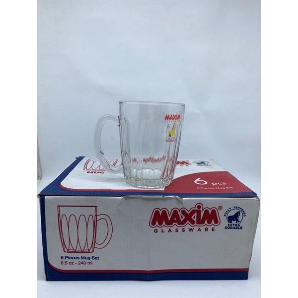 MAXIM- GELAS GAGANG MVC 9T / GELAS KOPI/ GELAS TEH 9T