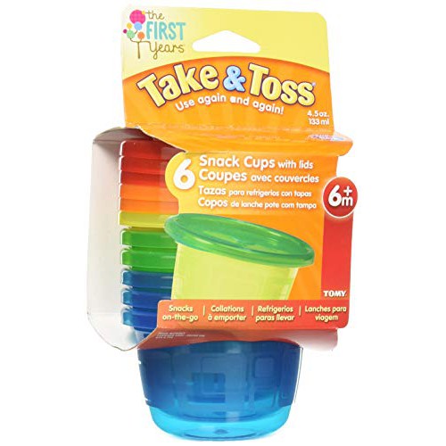 The First Year Take &amp; Toss Snack Blue [ 4.5 Oz]