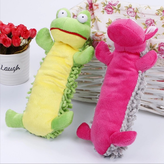 Mainan Anjing Kucing ll Frog&Hipo Plushie