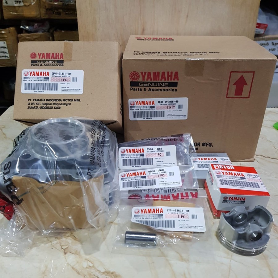 BLOK SEHER BORING PISTON KIT SET FREE GO YAMAHA B5D