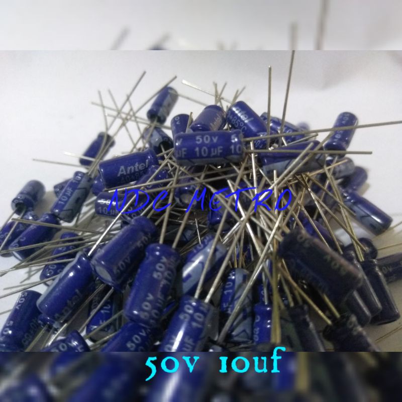 Elco 50v 10uf/ELKO 50 VILT 10 MIKRO/ELEKTROLIT CAPASITOR/KAPASITOR 50VOLT 10 MIKRO
