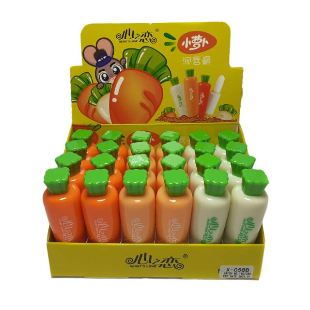 LIP BALM WORTEL HARGA 6 PCS