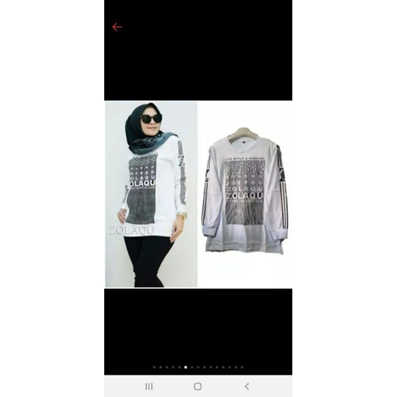 kaos zolaqu putih