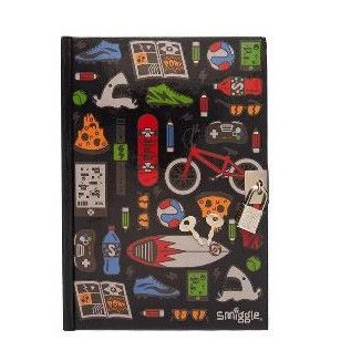 

smiggle notebook A5 lock freckles journal diary buku harian
