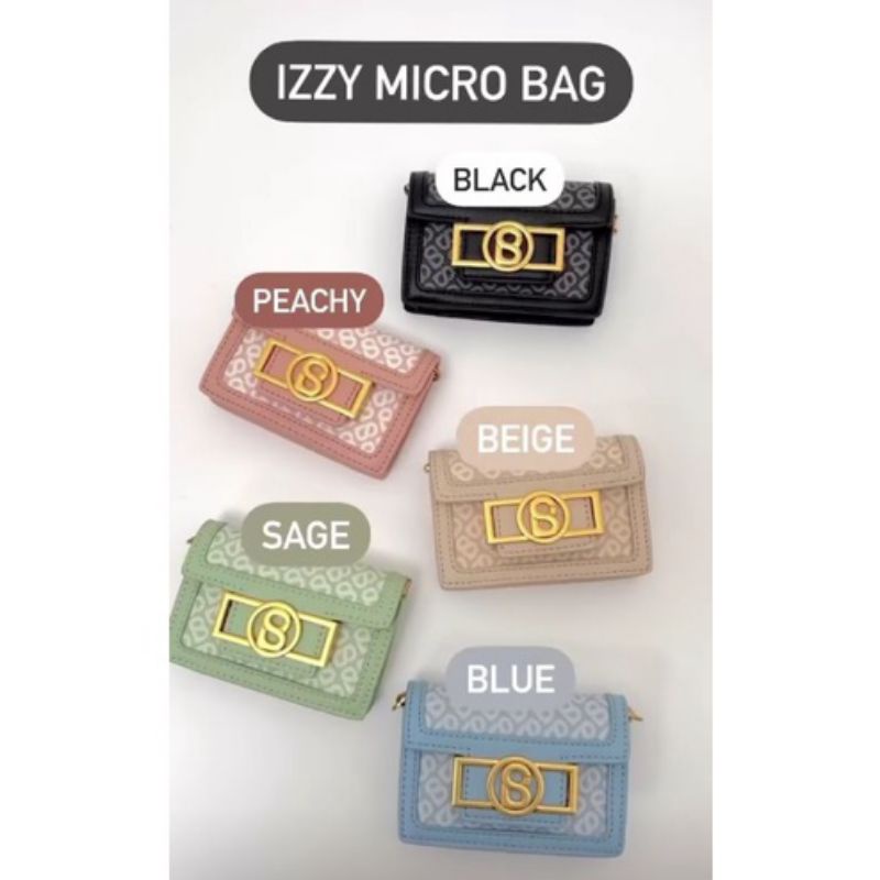 IZZY MICRO BAG BUTTONSCARVES