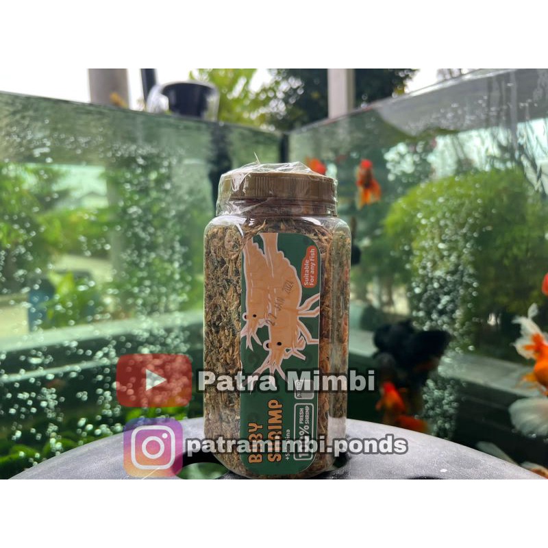 Baby Shrimp Pelet Makanan Spirulina Naikan Warna Ikan Semua Jenis PATRA MIMBI by Ikanesia