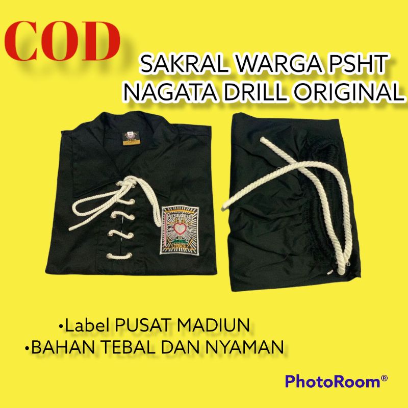 (COD) SAKRAL WARGA PSHT ori nagata drill original free sticker sakral nagata terlaris berkualitas as