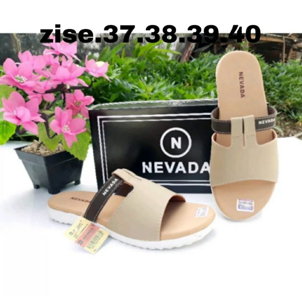 Sandal Wanita Nevada Buat Santai &amp; Nonj Formal Sandal Wanita Trendi Sandal Wanita Nevada Terbaru