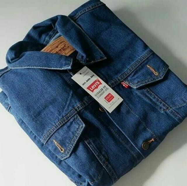 Jaket Jeans Cowok Cewek Biowash