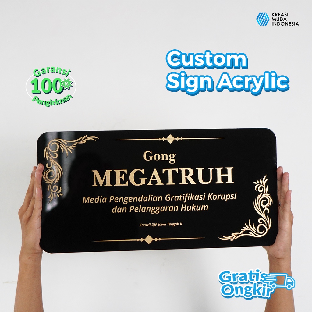 

Name Plate Akrilik Sign Room Custom Desain