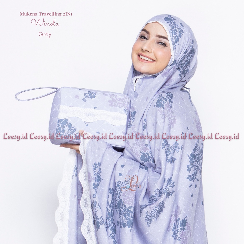 Mukena Dewasa Rayon Travelling 2IN1 Winola
