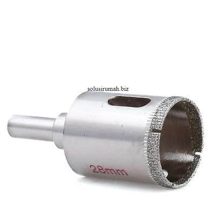 Mata Bor Berlian Kaca Keramik Tile 28mm Holesaw Diamond Glass Hole Saw