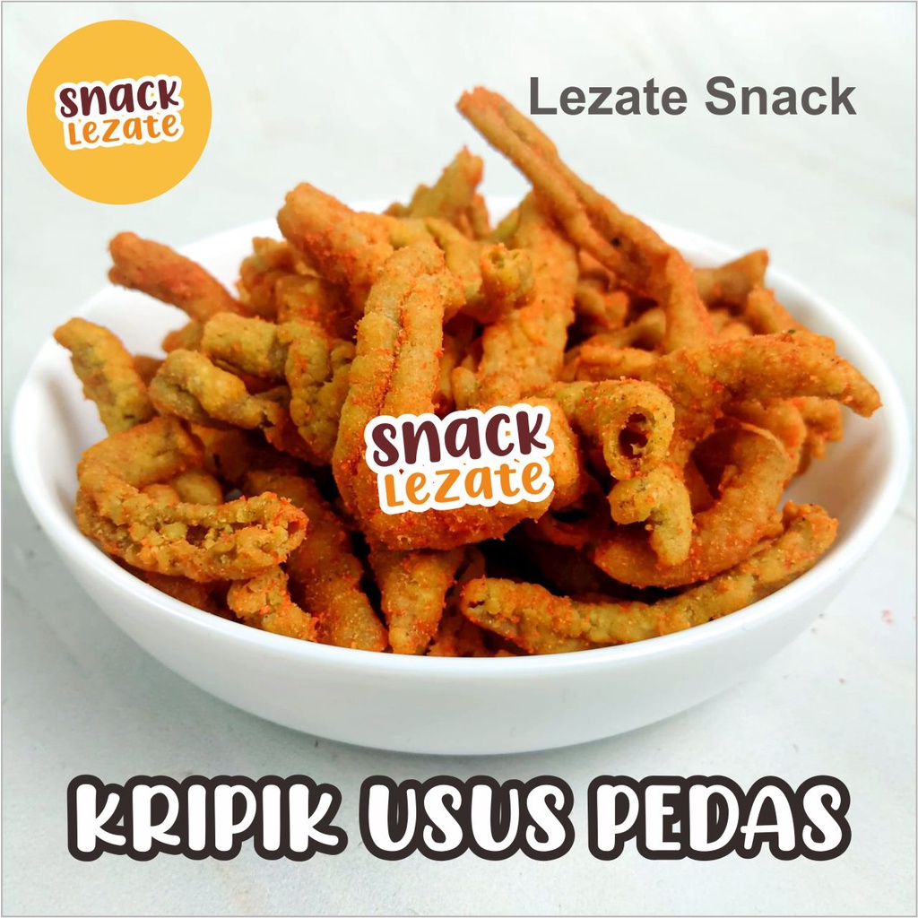 

Sedap Snack - Kripik Usus Ayam 150GR Pedas Murah Enak Renyah / Keripik Usus Ayam Pedas Balado / Kripsus Kripik Usus Kiloan Pedas Daun Jeruk