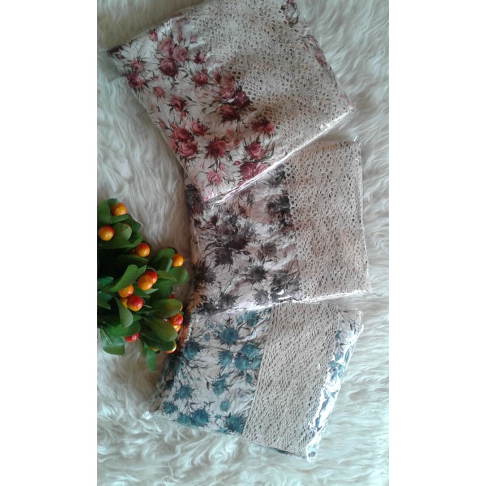 Mukena katun jepang original renda