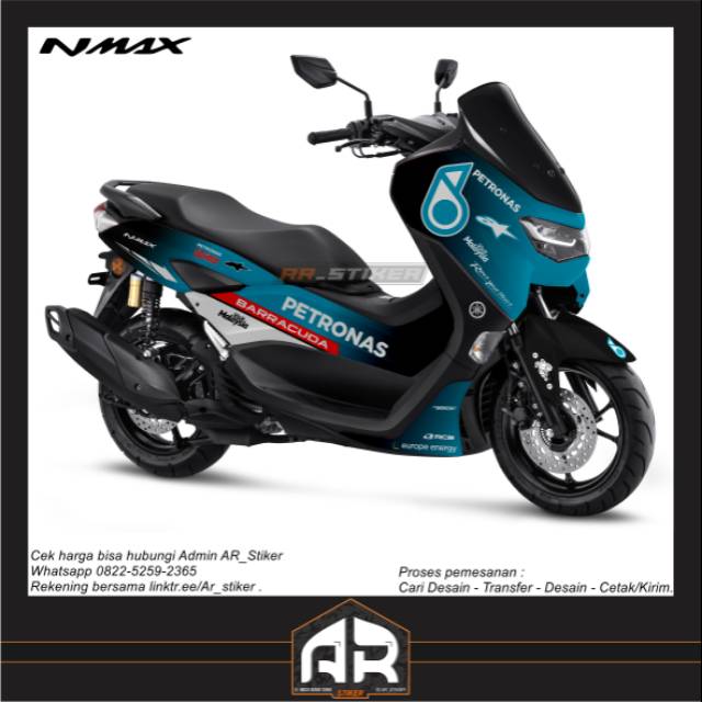 Decal Sticker Yamaha Nmax 2020 Livery Petronas
