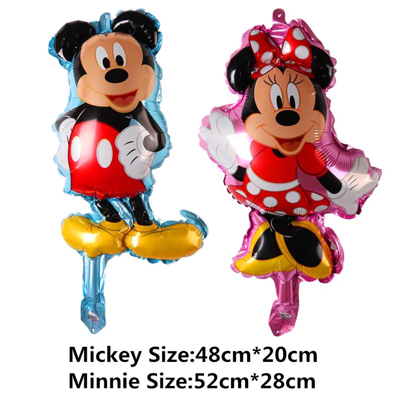 1 pc Mini Unicorn Mermaid Minnie Mickey Kue Cinta Balon 1 pc Mini Unicorn Mermaid Minnie Mickey Kue Cinta Balon