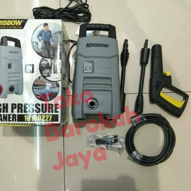 high pressure cleaner 90bar alat pencuci motor mobil merk krisbow