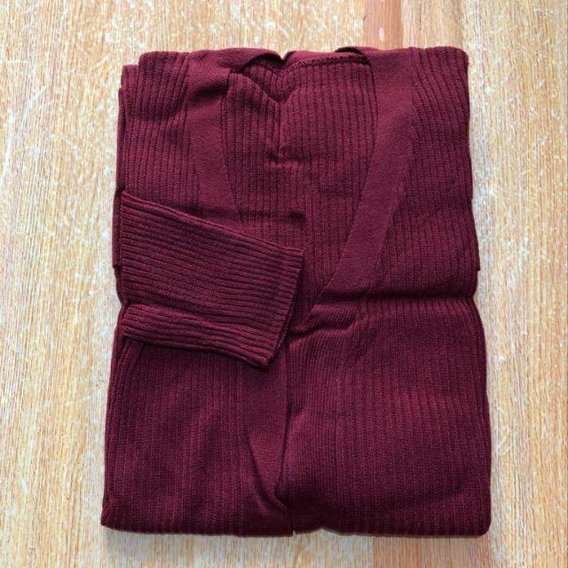 Long Cardigan / BELLE / Oversize Cardy / Atasan Long Cardy Rajut / Outwear / Kardigan Wanita-Maroon