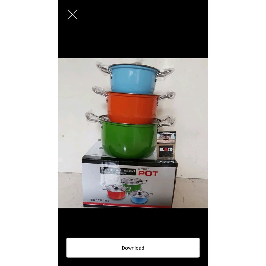 Jual Panci Korea Pot Panci Set Korea Berkualitas