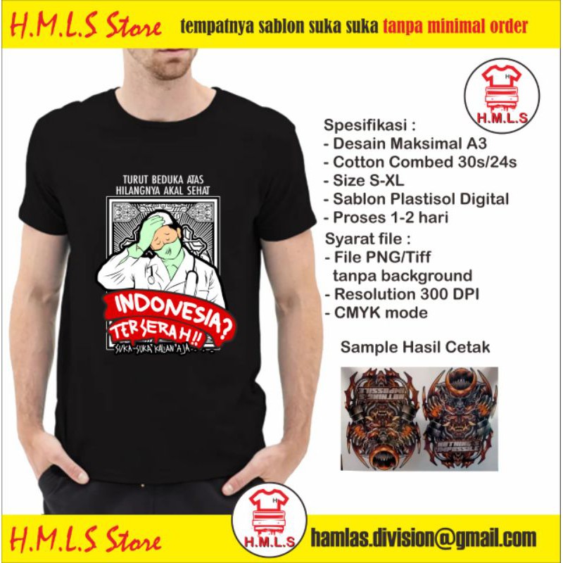 

PROMO Sablon Satuan A3 Murah