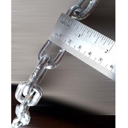 Rantai Besi / Rantai Kapal METERAN 1 METER PERMETER