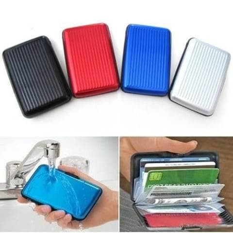 DOMPET KARTU ALUMUNIUM TAHAN AIR CARD GUARD HOLDER WATERPROOF