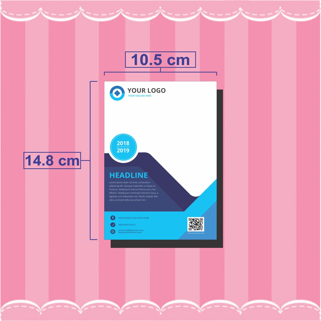 

Cetak Brosur Flyer A6 Murah - Art Paper 150gr / Hvs 100gr ( 2 Sisi )