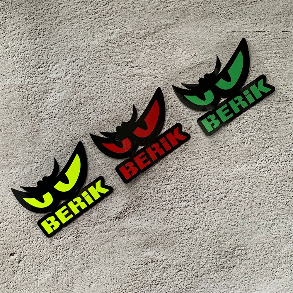 Berik juling Stiker Reflektif Sepeda Motor Dekorasi Stiker Mobil Tangki Bahan Bakar Stiker