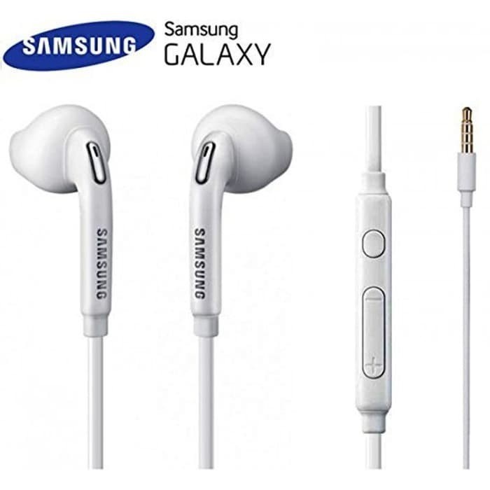 Headset Earphone Original 100% Samsung S7 S6  Note 4 Jack 3.5mm Handsfree Super Bass